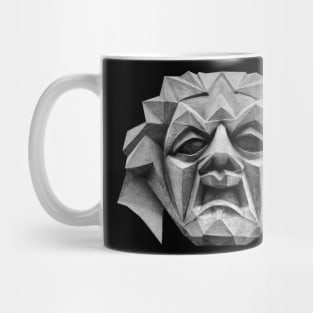 Head Artdeco Sculpture Mug